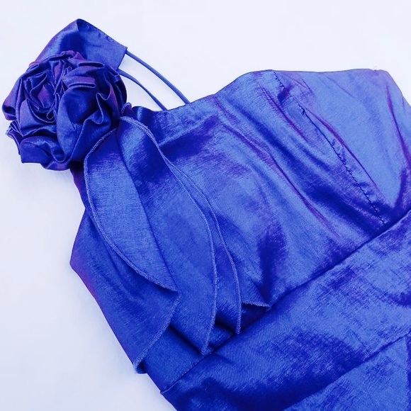 EUC Poetry Shimmer Rose One-strap Mini Dress - Picture 3 of 7